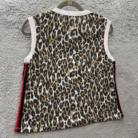Evereve NWT Medium Beckham Leopard Tank 100% Cotton Soft Casual $58 MSRP - Picture 10 of 10